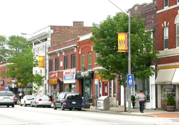 Walkerville store fronts on Wyandotte