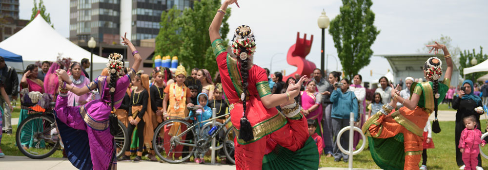 Cultural dancers perform at Windsor's 125th Birthday Celebration in May 2017