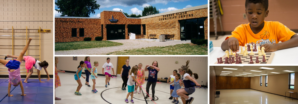 Forest Glade Community Centre Interior, Exterior and Programming Photos