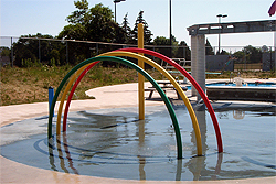 Remington Booster rainbow fountain