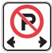 No parking sign