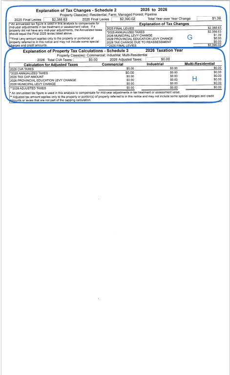 How To Read Your Tax Bill - Final Tax Bill Example 2 How To Read Your Final Tax Bill 2
