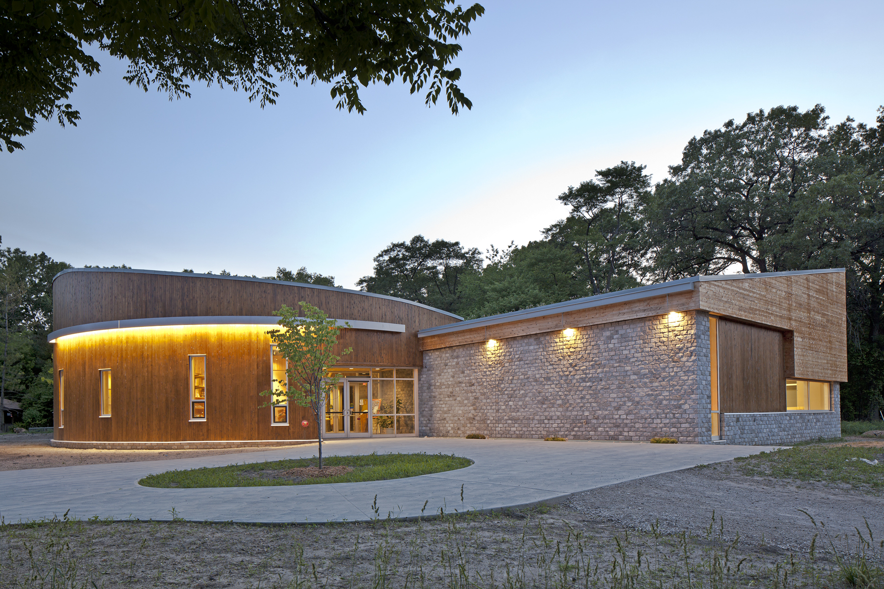Ojibway Nature Centre exterior view