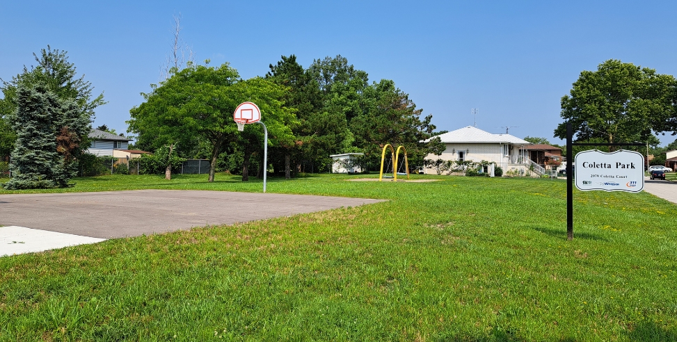 Coletta Park basketball key