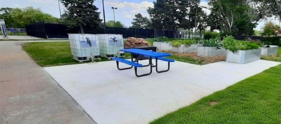 Remington Booster Park community garden