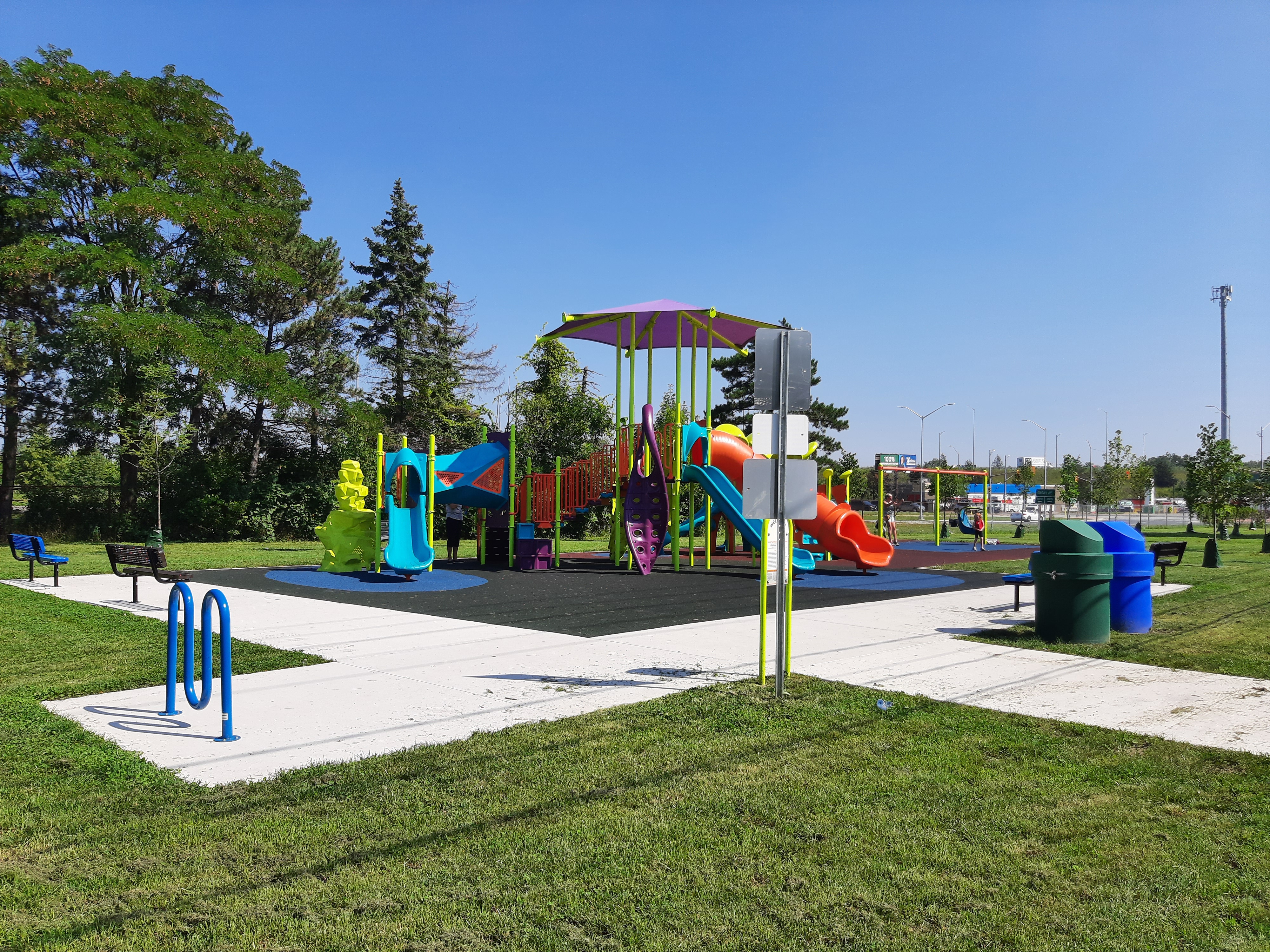 Colourful playground at Avondale Playlot