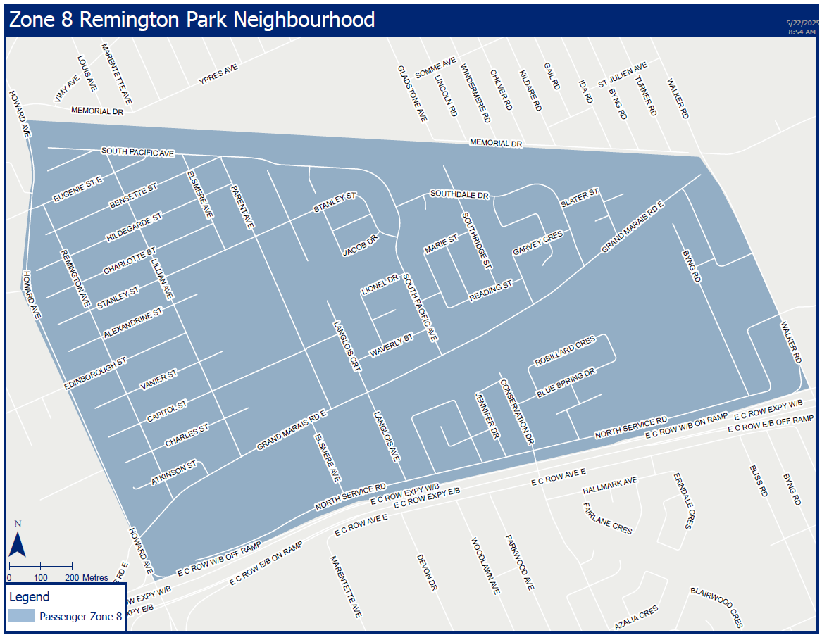 Zone 8 Map